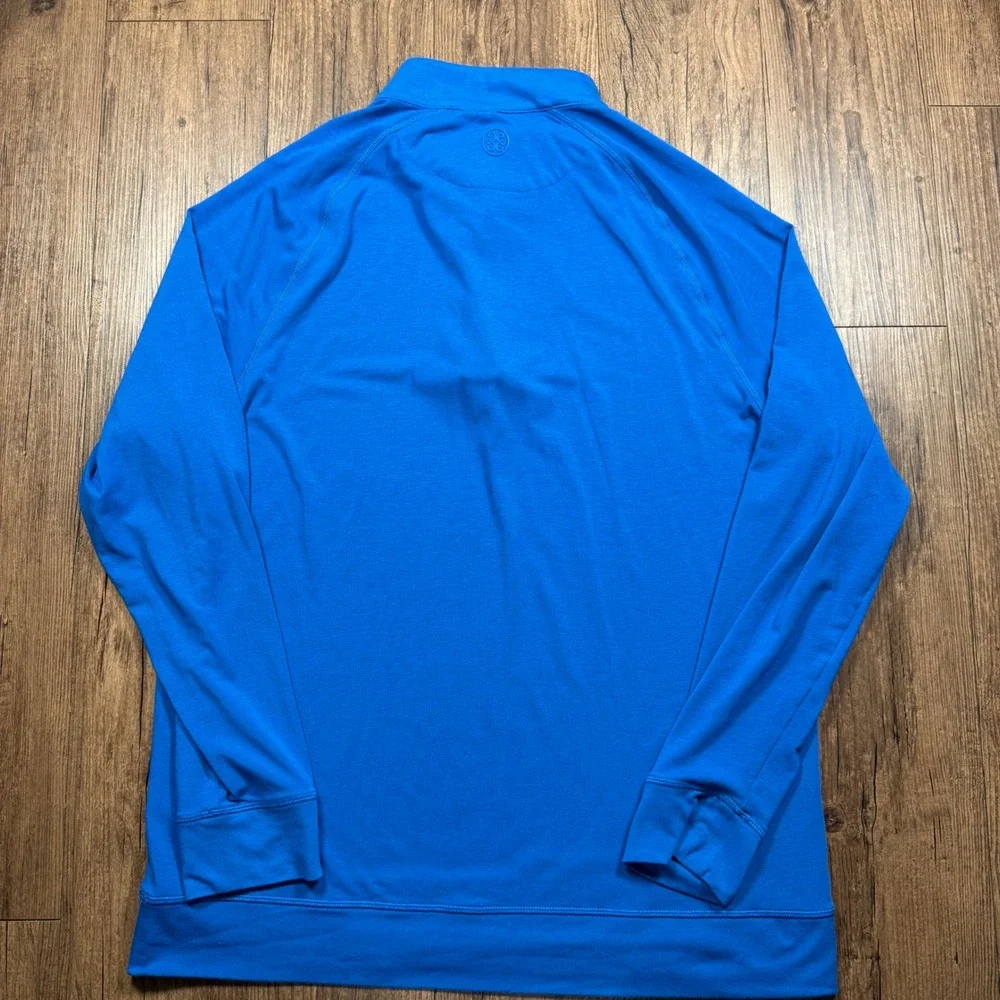 G/FORE Quarter Zip Pullover Mens XL Blue Golf Performance Mid Layer Stretch 1/4